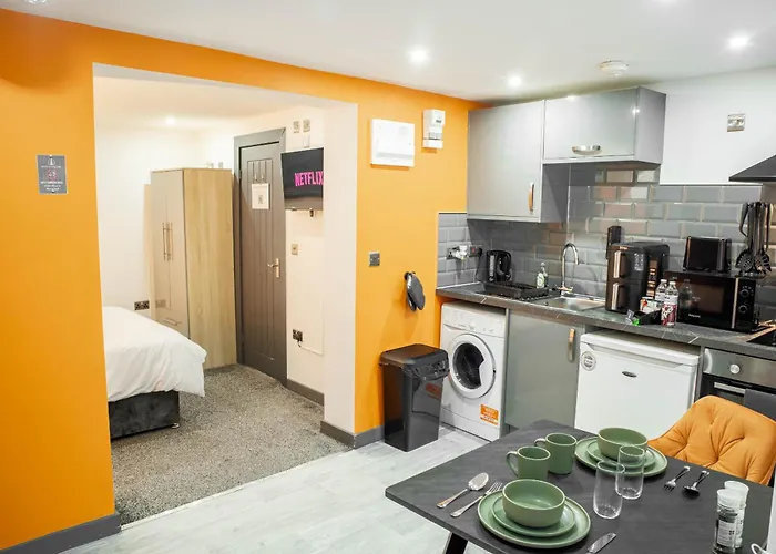 Centre With Self Check-in Washer Dryer Wifi & Netflix *